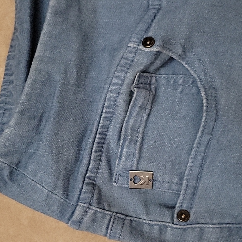 Belle by Kim Gravel Light Blue Denim Skinny Jeans - Picture 2 of 7